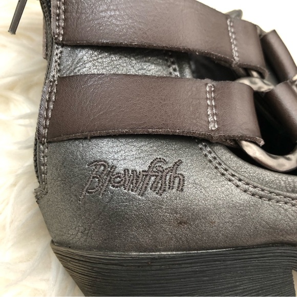 Blowfish leather ankle boots in pewter/brown - Picture 4 of 8